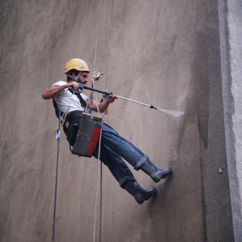 Hidrolavado de edificios en Santiago Centro